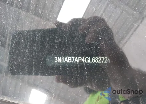 2016 Nissan Sentra S из США, поврежденный, VIN 3N1AB7AP4GL682724